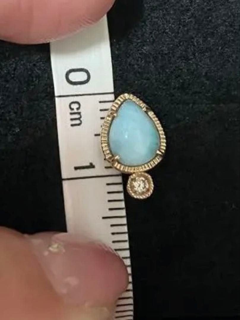 tatsuo nagahata タツオ ナガハタ　ピアス　ラリマー　ダイヤ