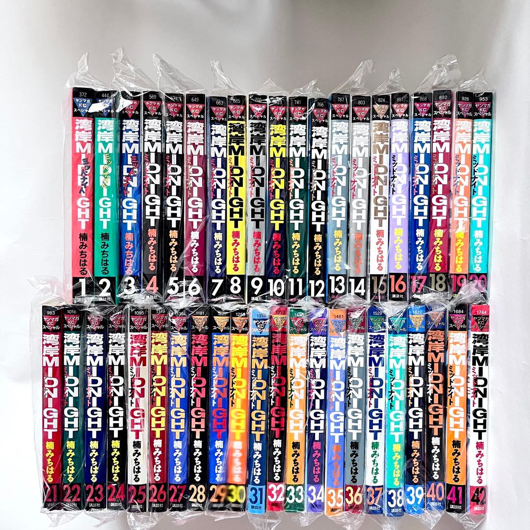 湾岸MIDNIGHT 全巻セット 1〜42巻 裁断済み