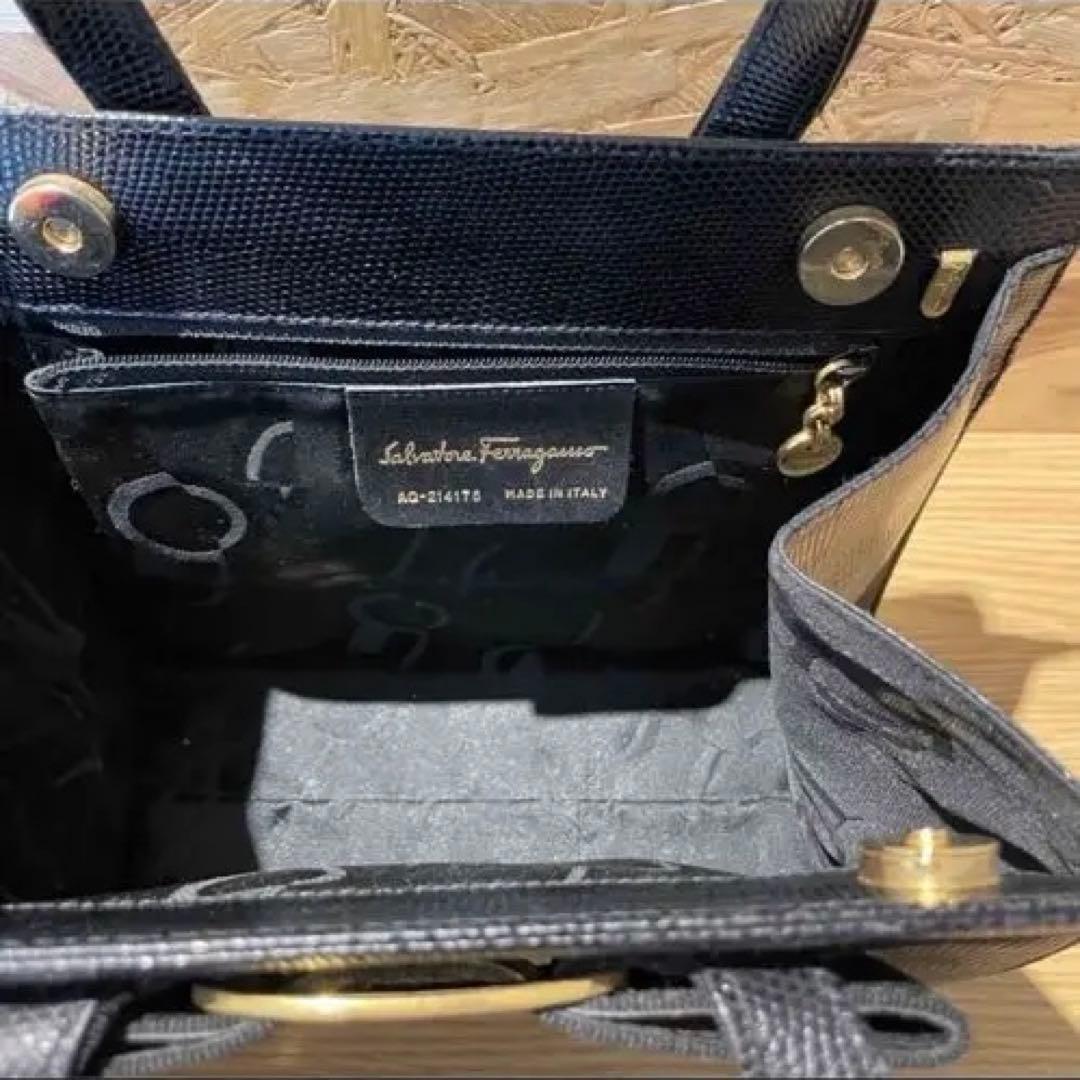 【Salvatore Ferragamo】フェラガモ ヴァラリボン ハンドバッグ