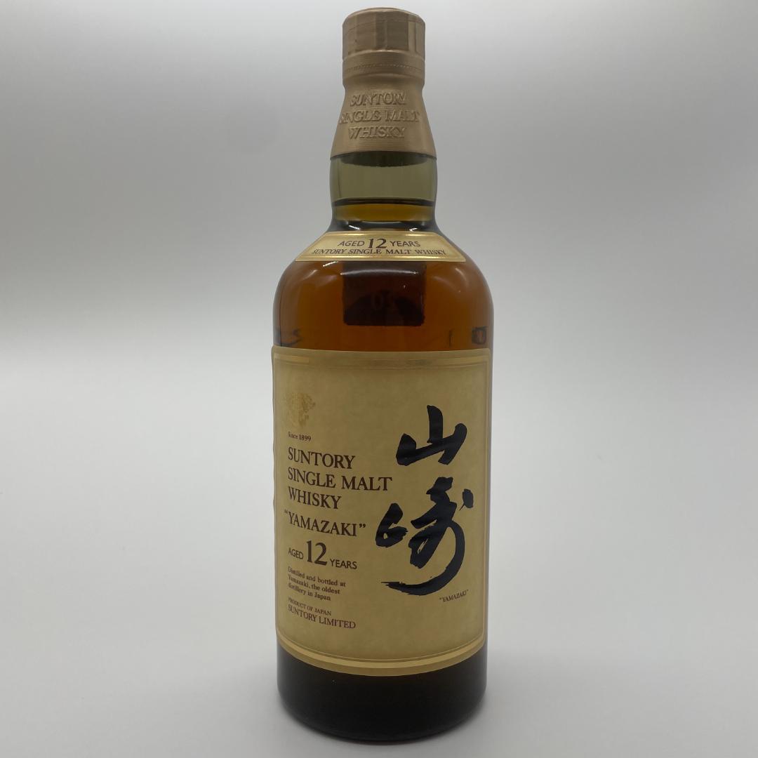 未開封　山崎12年　旧ラベル　750ml　43％　サントリー　ウイスキー　箱付き