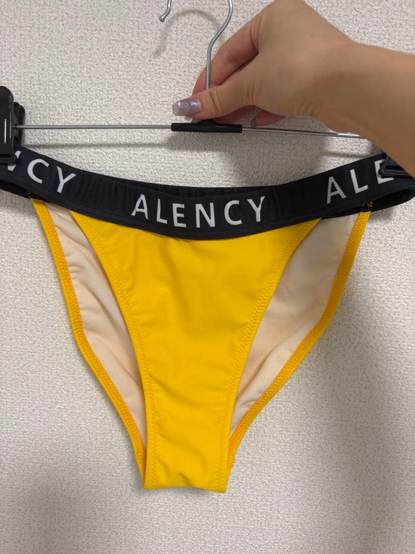 ALENCY イエロー三角ビキニ