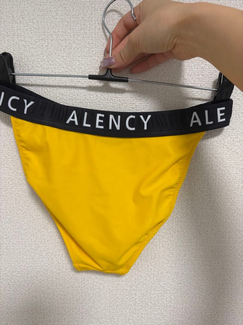 ALENCY イエロー三角ビキニ