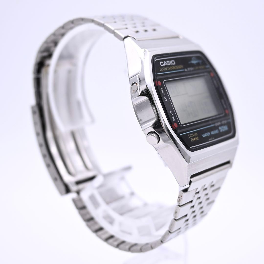 CASIO W-36 カジキ デジタル 腕時計 シルバー 新品電池 稼働品