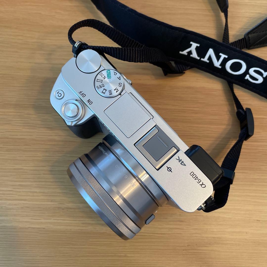 ソニー α6400 ミラーレス一眼カメラ シルバー ILCE-6400K