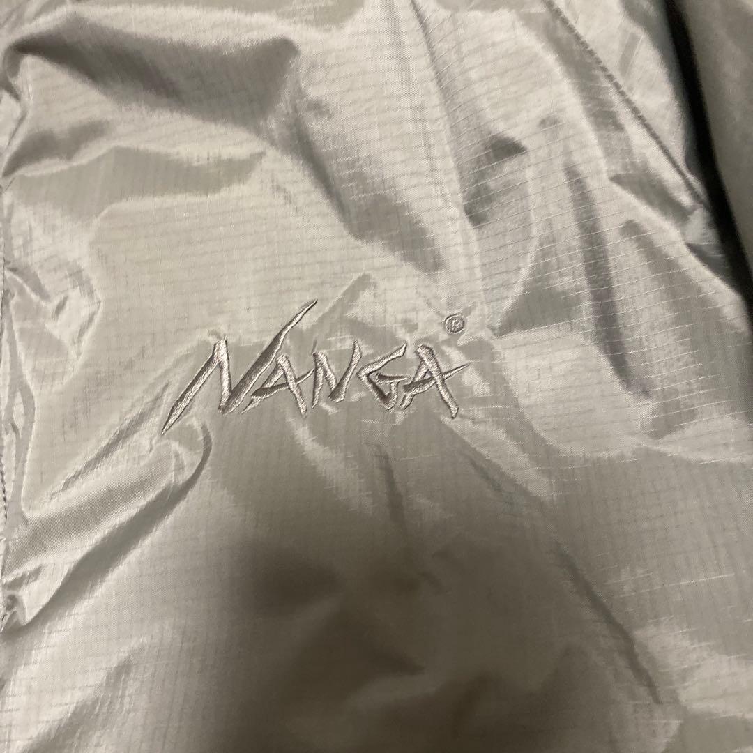 NANGA beaver ダウン 日本Lサイズ ロゴ刺繍