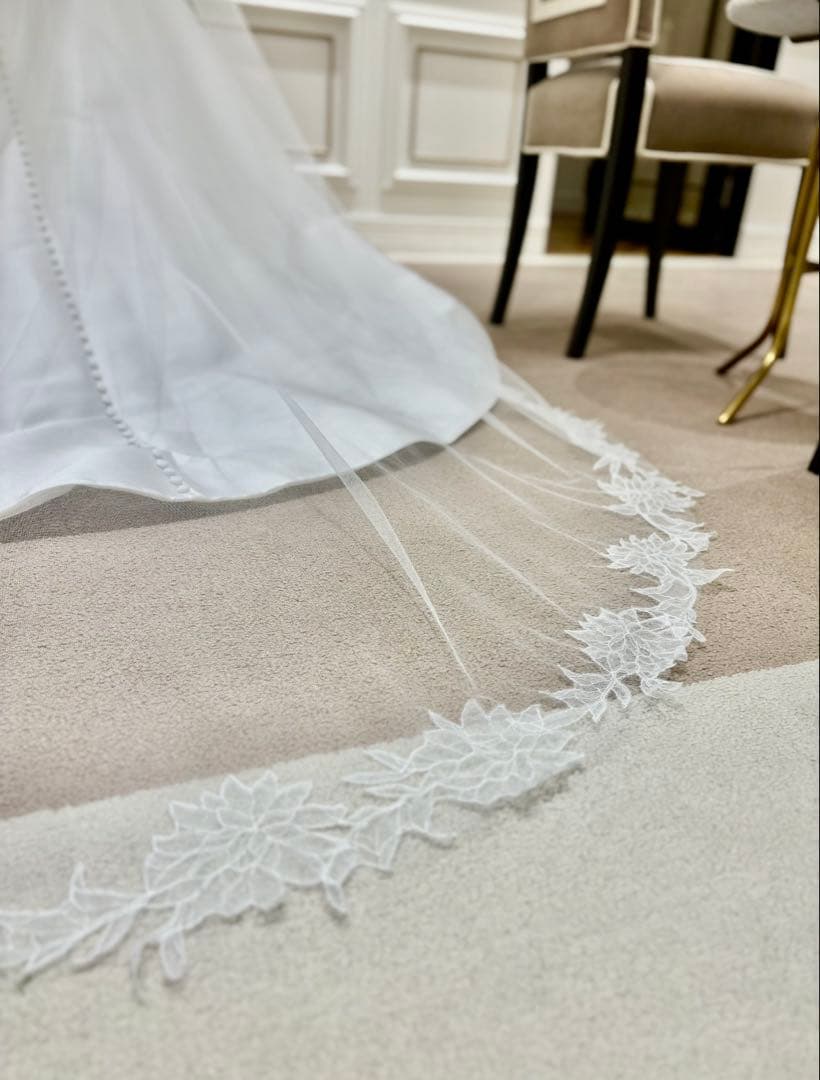 トリートドレッシング ロングウェディングベール レース