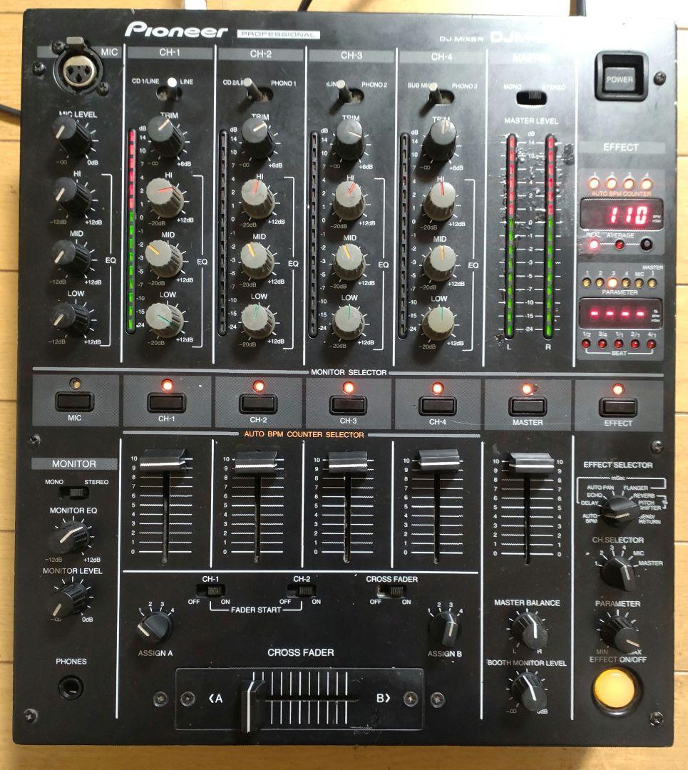 Pioneer DJM-500 動作確認済み　メンテ品　送料込み　DJミキサー