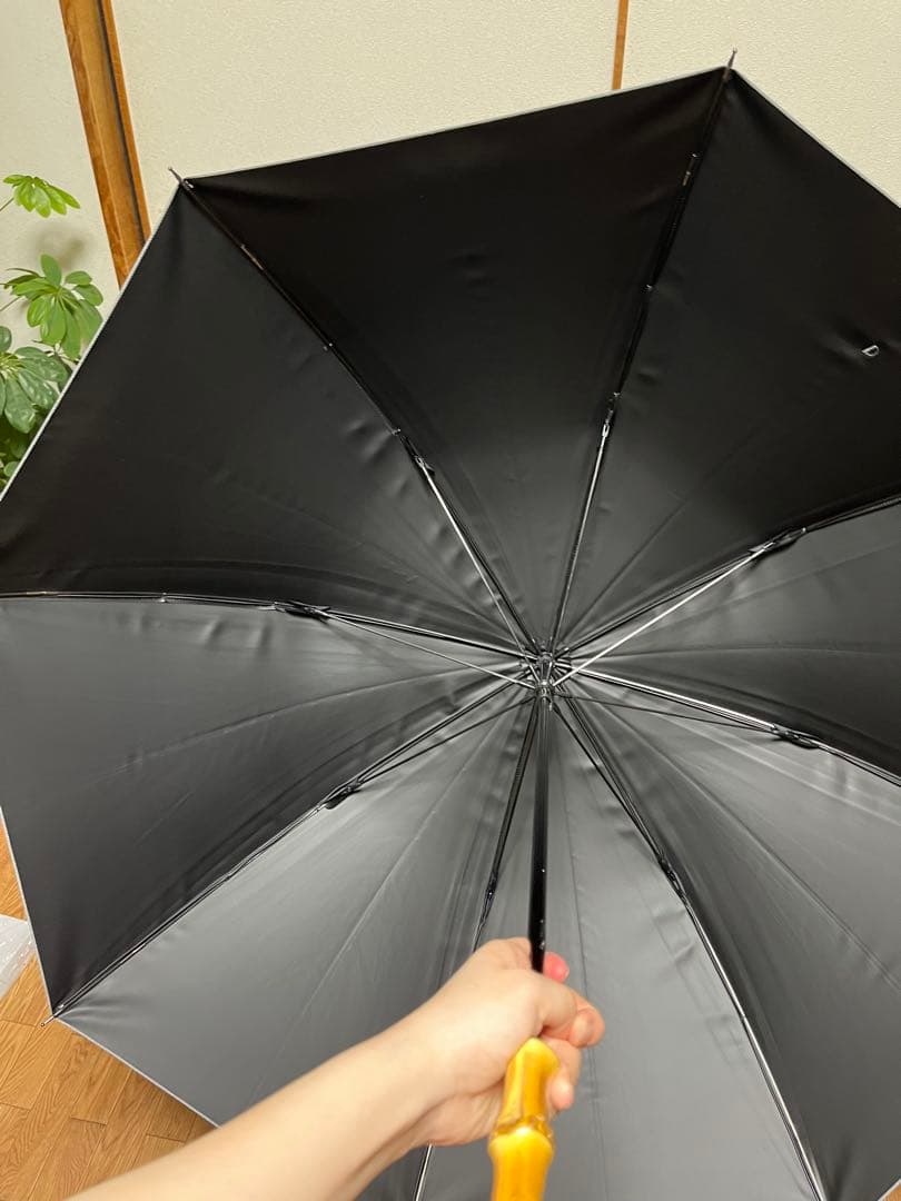サンバリア100 日傘　美品　完全遮光　グレー
