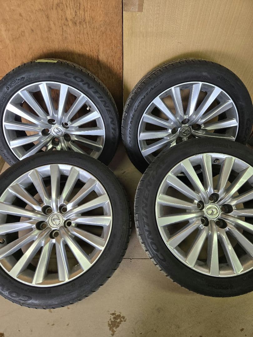 cell　レクサス LS純正ホイールタイヤ　センサー付き　19インチ