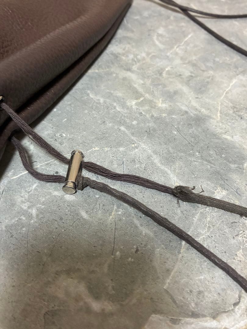 Hender Scheme zacc/dark brown ショルダーバッグ