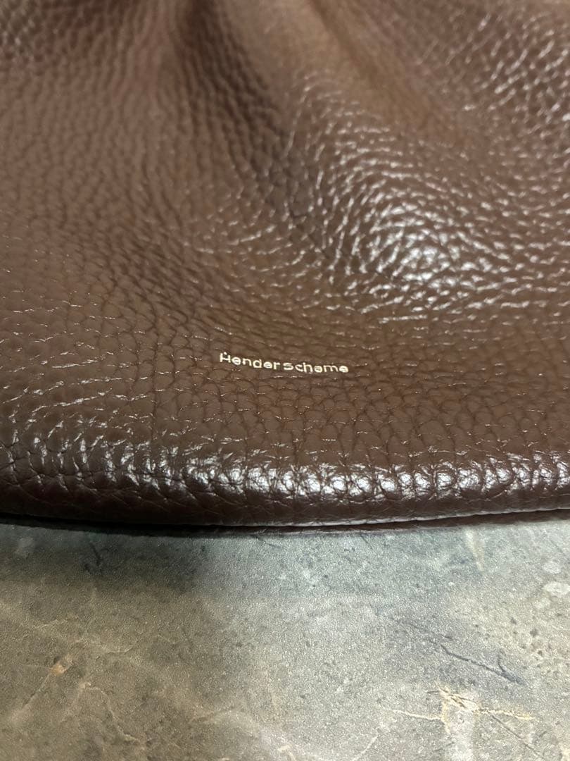 Hender Scheme zacc/dark brown ショルダーバッグ