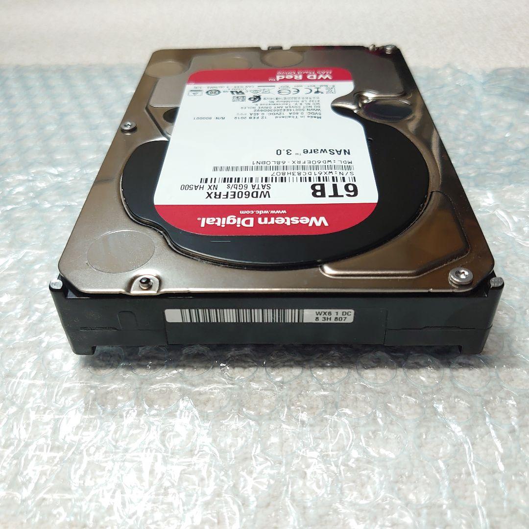 内蔵型ハードディスクドライブ Western Digital WD RED 6TB WD60EFRX