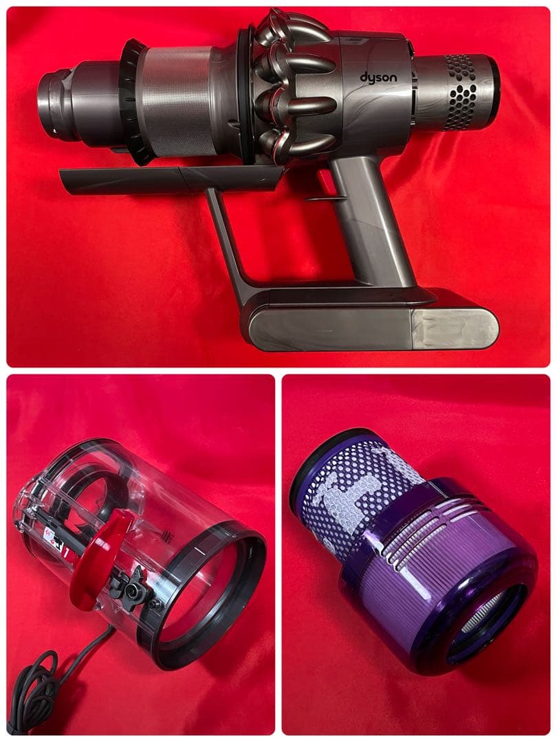 ダイソン④SV14V11 純正スタンド新品伸縮パイプ２ヘッドから選択補強トリガー