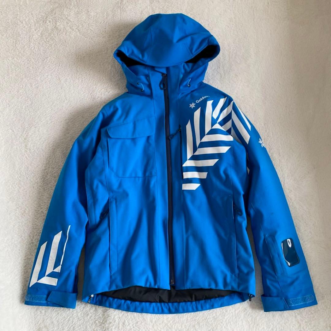 GOLDWIN BARO JACKET セットアップ　スキーウェア　青　S