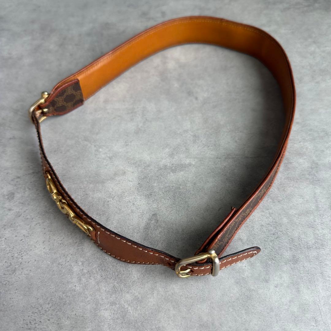 CELINE ホースビット　マカダム柄　ウエストベルト