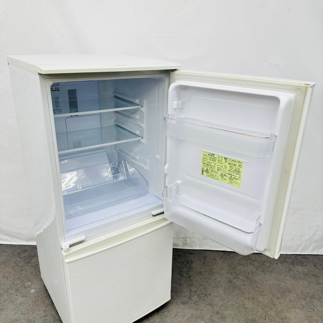 SHARP シャープ 冷蔵庫 SJ-D14A-W 137L 2017年製