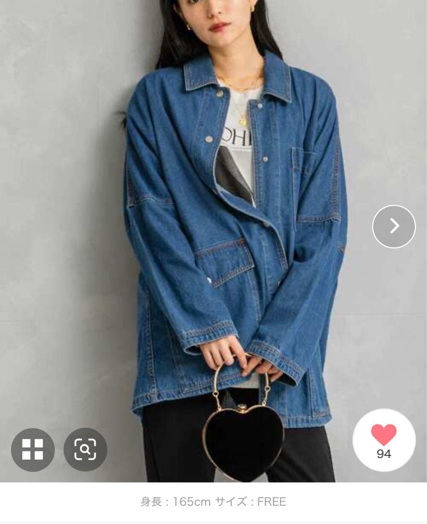 美品YENN LT DENIM COAT デニムジャケット