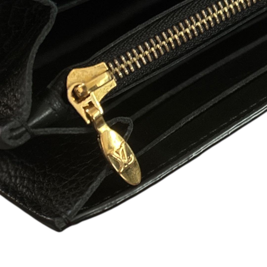 【鑑定済】ルイ ヴィトン　ポルトフォイユカプシーヌ トリヨン　ゴールド金具　美品