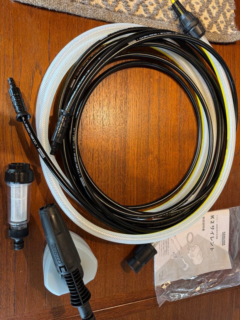 KARCHER K2 サイレント 高圧洗浄機 【自吸用ホースとフィルター付き】