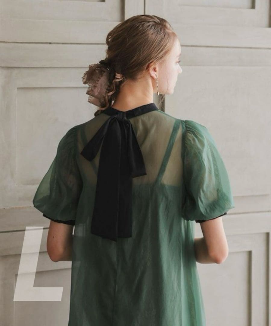 Shizu 　★新品タグ付き★iNFINE Aラインシアードレス 結婚式