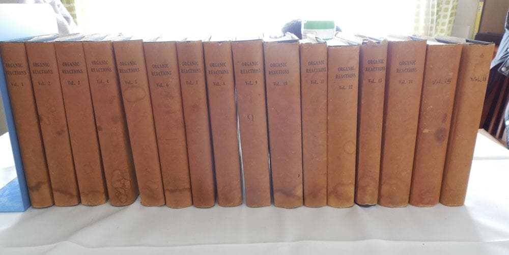 organic reactions 全１６巻　EIGHT　PRINT（１９６０）