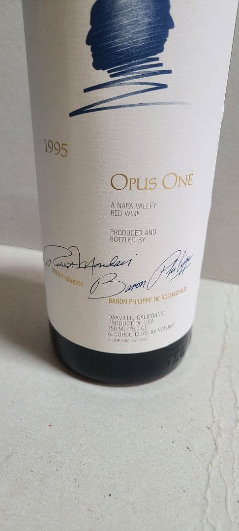 Opus One オーパス・ワン 1995年 750ml/13.5%