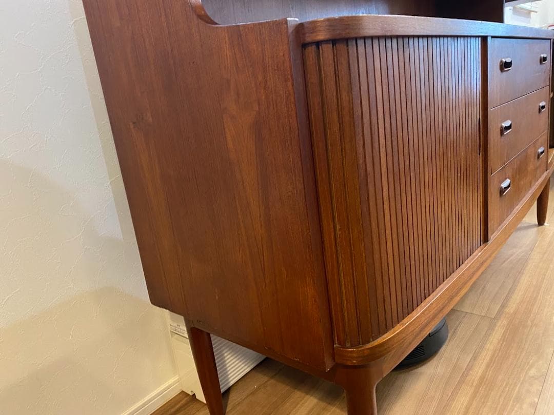 最終値下1960sデンマーク チーク カップボード サイドボード キャビネット