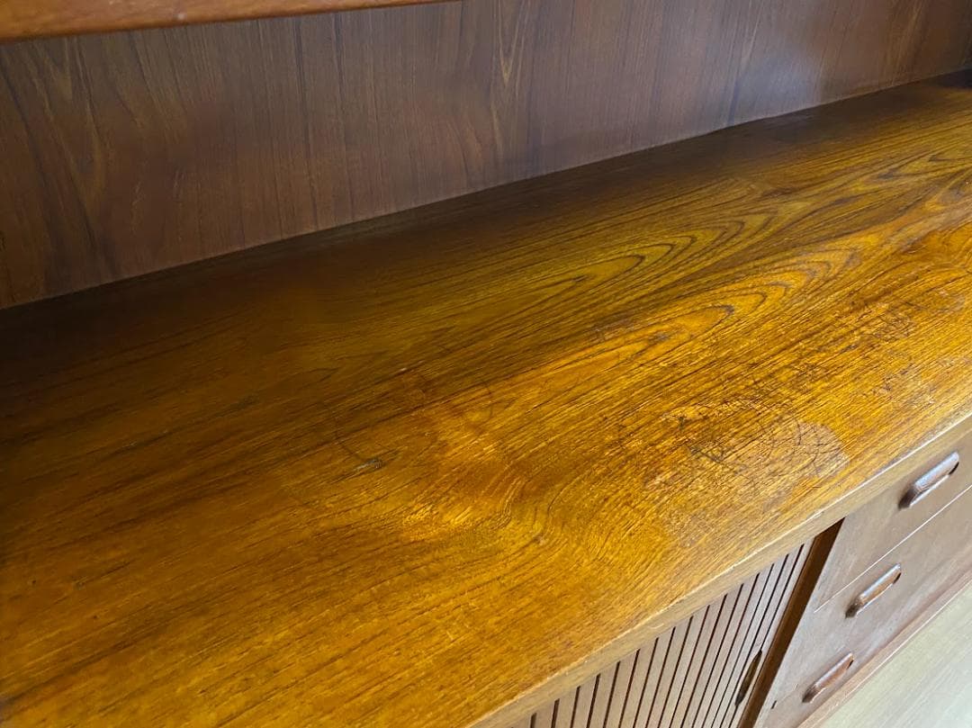 最終値下1960sデンマーク チーク カップボード サイドボード キャビネット