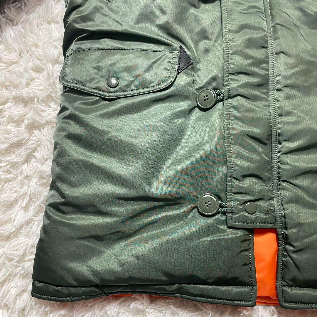 ミリタリージャケット N-3B セージグリーン 防寒 寒冷地 L 激レア