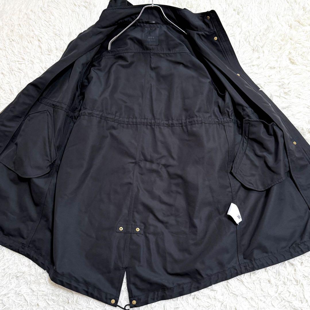 【23SS】TATRAS タトラス TESEAGE モッズコート 金ボタン 黒