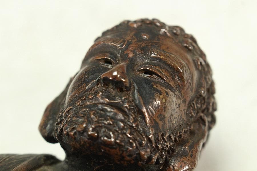 古備前 仏像 時代物(K-XA942)