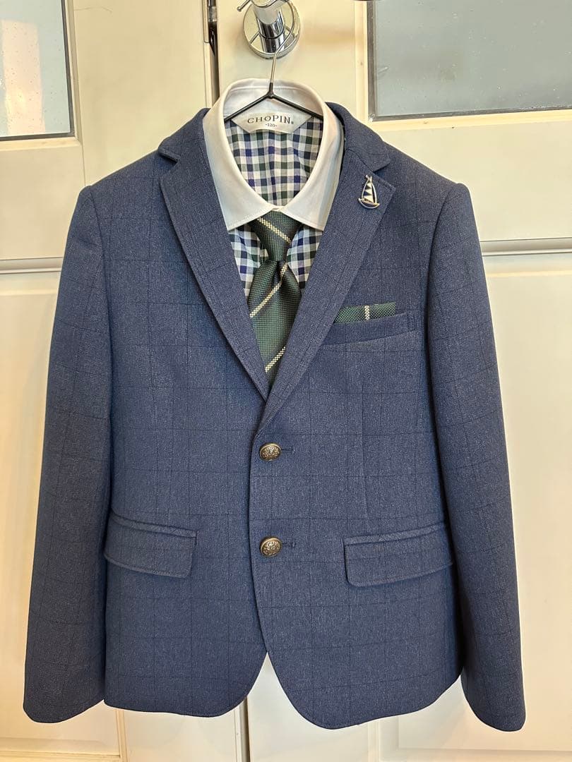 極美品　ショパン　120 スーツ　入学式　発表会　男の子