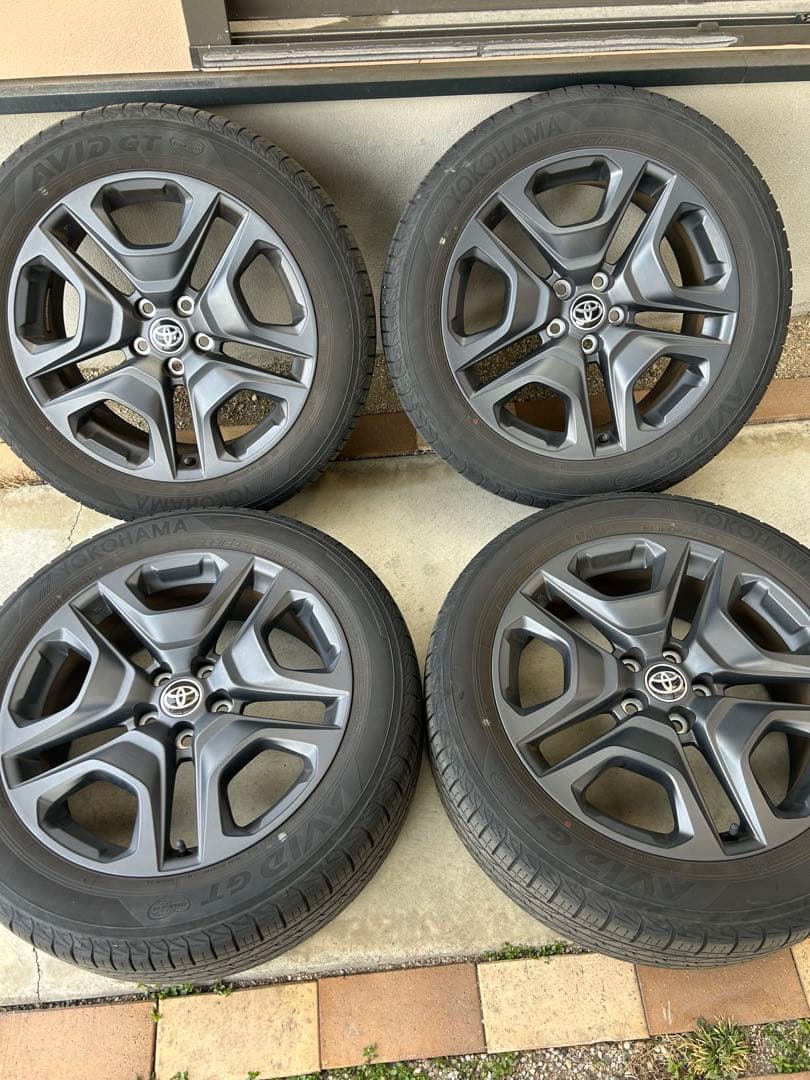 235/55/R19 タイヤホイールセット　送料込（たのメル便）