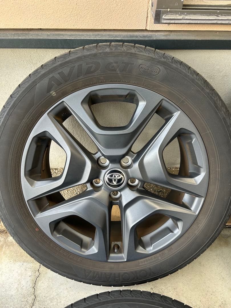 235/55/R19 タイヤホイールセット　送料込（たのメル便）