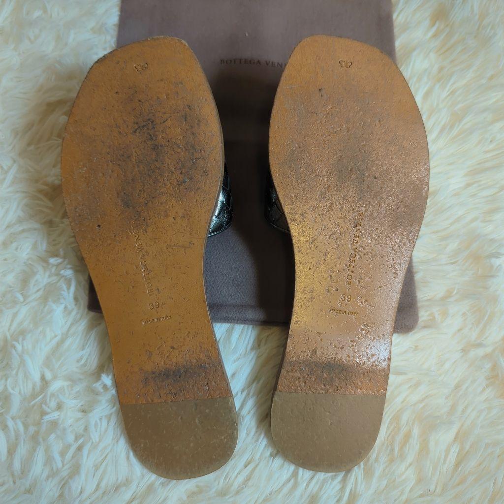 【コールマン同梱】BOTTEGA VENETA メタリックグレー