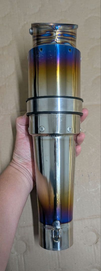 NITRO RACING グレネードチタンサイレンサー V-Ⅱ 300mm