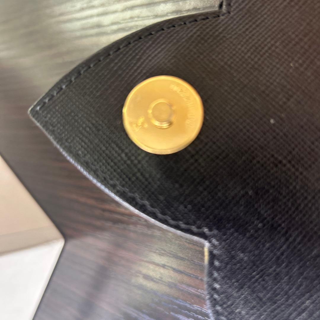 【美品】YSL ブラックレザー クラッチバッグ