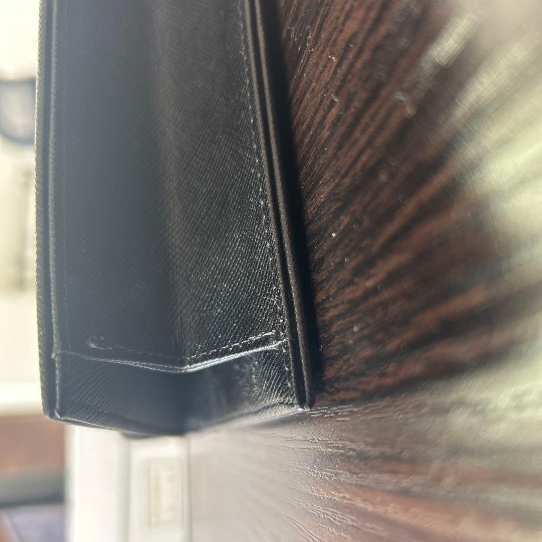 【美品】YSL ブラックレザー クラッチバッグ