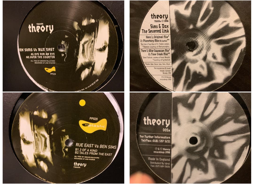 Ben Sims（UK）レコード 37点