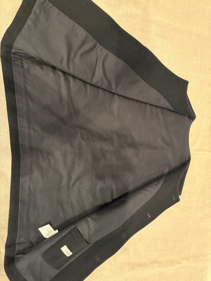 《nest Robe CONFECT》ウールモッサークルーネックベスト ブラック