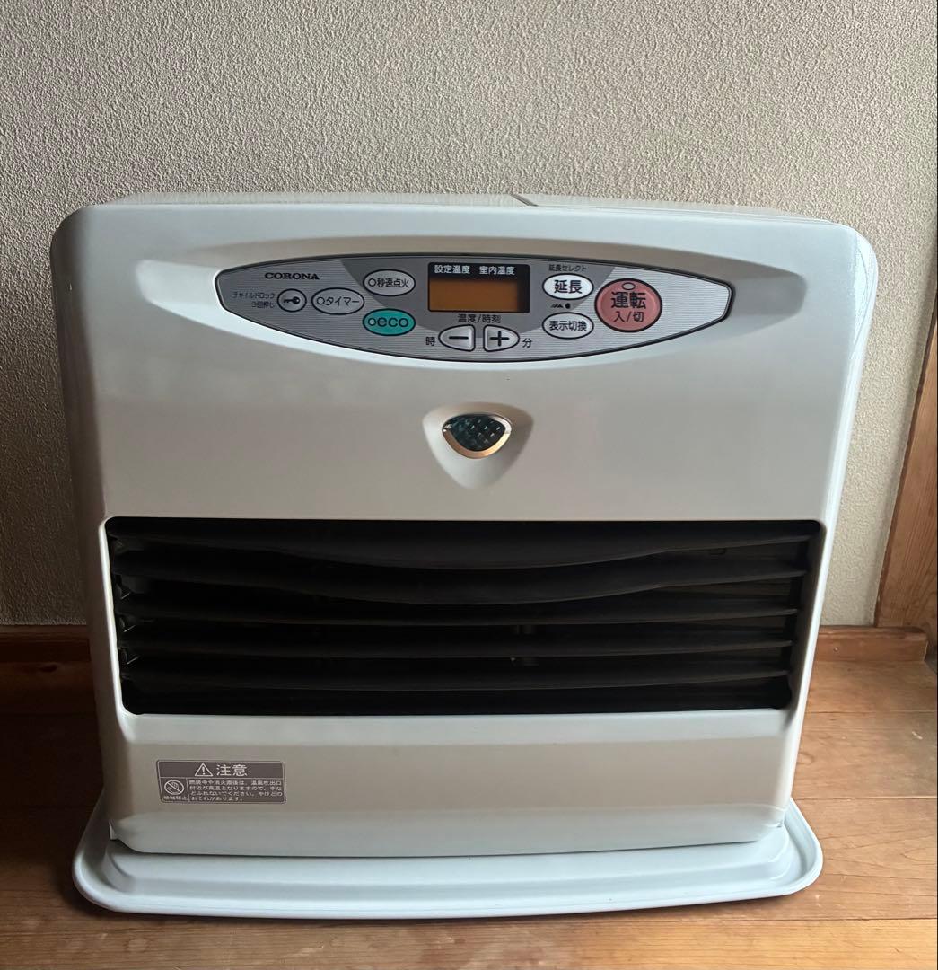 CORONA 石油ファンヒーター ホワイト