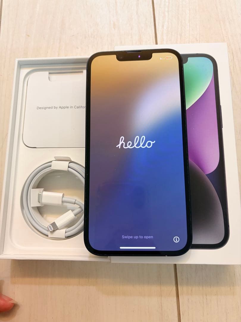 週末お値下げ!!!✷美品✷Apple iPhone 14 ブラック 本体