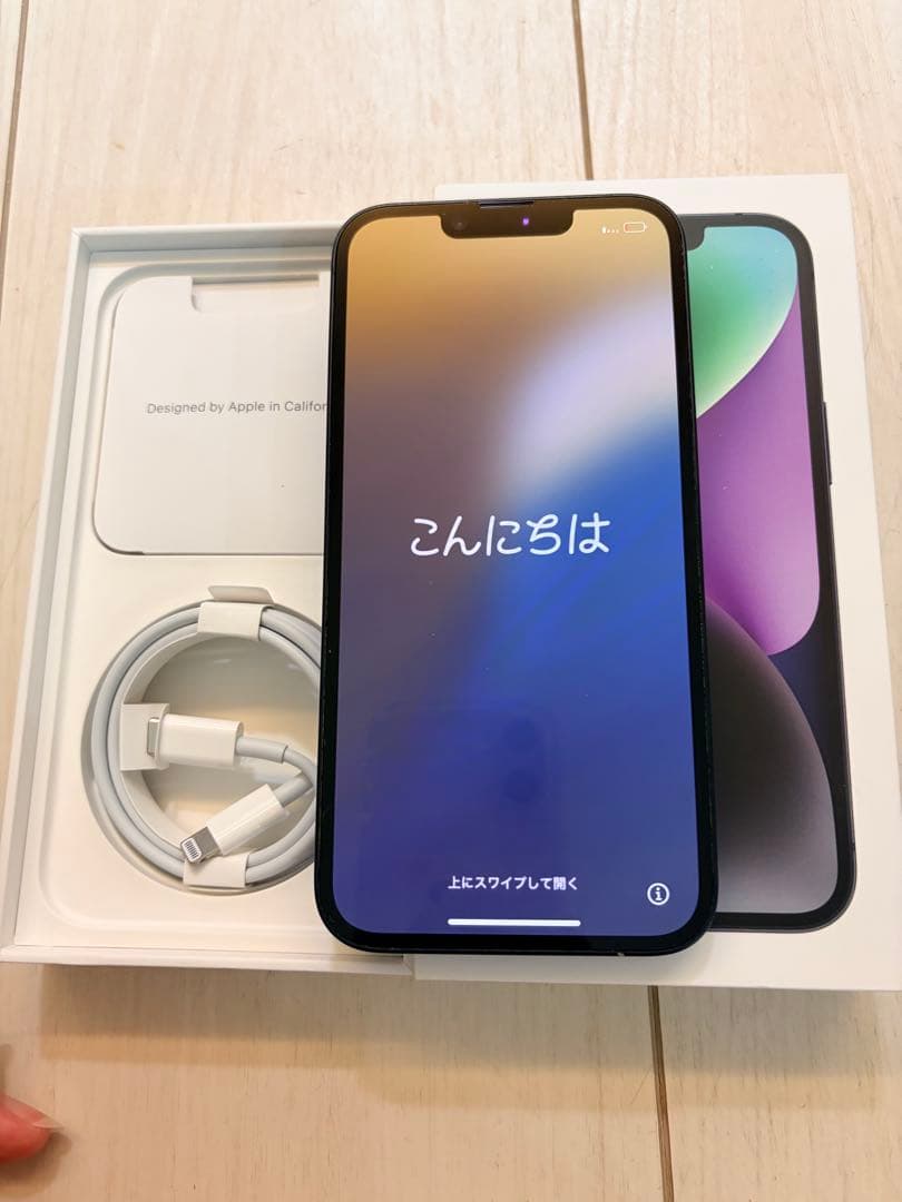 週末お値下げ!!!✷美品✷Apple iPhone 14 ブラック 本体