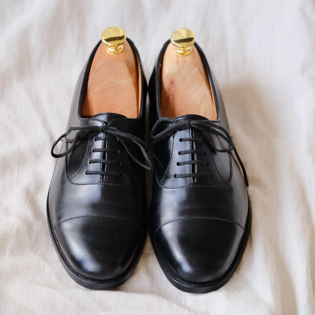 J.M.WESTONジェイエムウェストン 300ストレートチップ黒3 1/2E