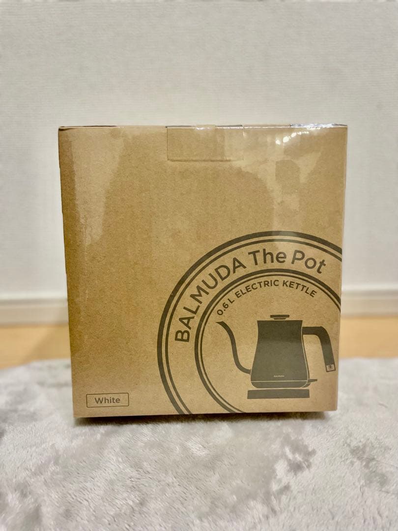 【新品未開封】BALMUDA The Pot 0.6L ホワイト 保証付き