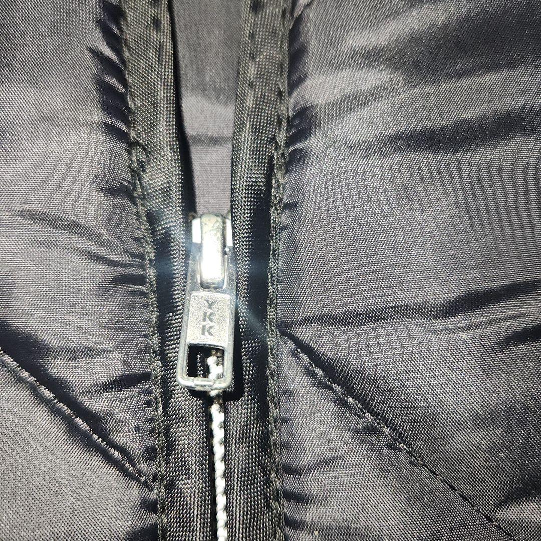 SNAP'N'WEAR USA製 ブラックキルティングベスト サイズM