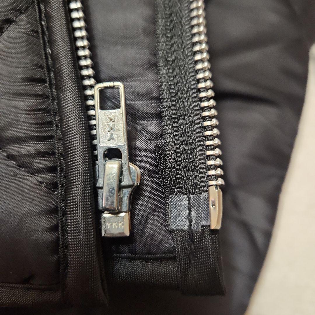 SNAP'N'WEAR USA製 ブラックキルティングベスト サイズM