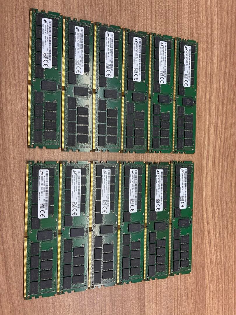 PC4-2666V-RB2-12 (32GB×12枚)サーバー用　384GB