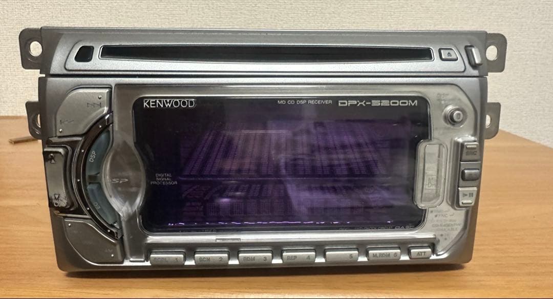 カーオーディオ KENWOOD DPX-5200M CD MD 2DIN