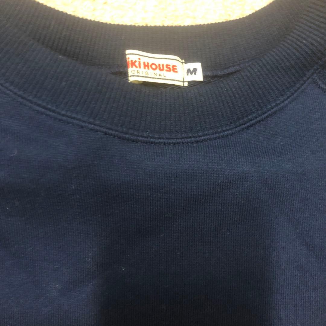 ミキハウス バックビッグロゴ　トレーナー　大人Mサイズ